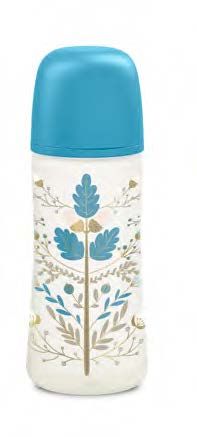 GOLD EDITION BIBERON 360ML SILICONE SX PRO AZZURRO 6+ MESI